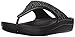 crocs Women's Sloane Embellished Flip Flop, Black/Black, 8 M US