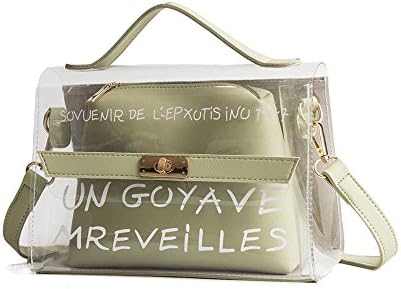 Women's Handbags Laser Cross body Bags Clear Bags Set Shoulder Messenger Bags Totes BY