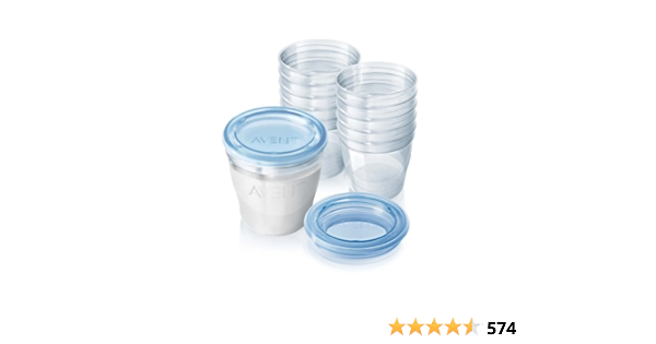 Philips Avent SCF612/10 - Pack de 10 recipientes para ...