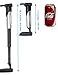 Kitbest Mini Bike Pump, Portable Cycle Frame Pump, Mountain, Road, Hybrid & BMX Bike Tire Pump, Extra-Lightweight Mini Bicycle Hand Pump Compatible with Presta & Schrader Valve & Sports Ball