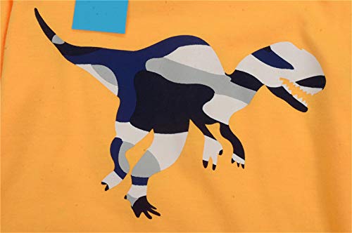 Little Boys Pyjamas Dinosaur Nightwear Sleepwear Long Sleeve Pjs Set for Kids Toddler 1-2 Years 2T