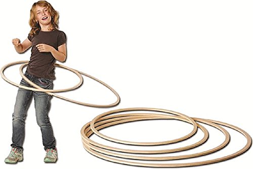 Grevinga® gymnastic tyre / Hula hoop made of wood, 60 cm diameter