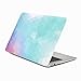 UNIK CASE-Purple Light Blue Gradient Ombre Triangular Galore Graphic Ultra Slim Light Weight Matte Rubberized Hard Case Cover for Macbook Air 13