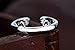 Creativelife Women's S925 Sterling Silver Cat Ears Women Open Ring,Adjustable