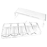 Yuanhe Clear Acrylic Poker Chip Tray with