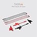 TACKLIFE Electronic Test Leads Kit, Digital Multimeter Leads with Test Extension, Alligator Clips, Retractable Alligator Clips Replaceable Test Meter & Clamp Meter Probes Tips Set of 6 Pieces, METL03