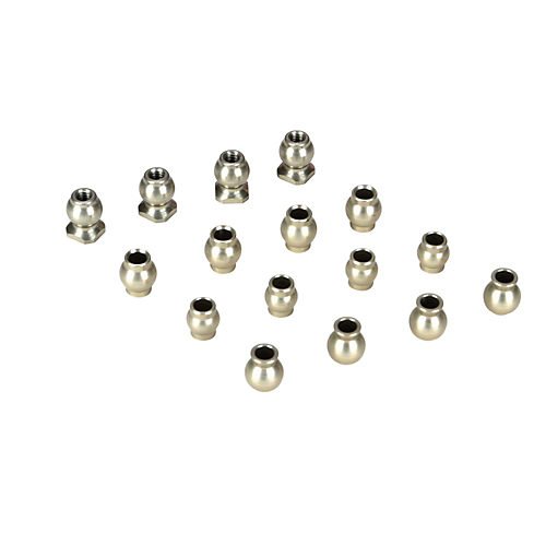 Team Losi Pivot Ball Set Hard Anodized(16): TEN