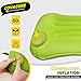 covacure Inflatable Camping Travel Pillow Push Button Inflation Pillows, Ultralight Compressible Pillows for Neck & Lumbar Support While Camp, Hiking,Backpacking