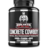 Goliath by Dr. Emil Concrete Cowboy - Male Enhancement Supplement - Libido and Testosterone Booster, Muscle Growth and Endurance (60 Veggie Capsules)