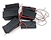 Honbay 10pcs 2AA Battery Holder Storage Case with Wires and On/Off Switch