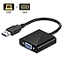 YVENEY USB 3.0 to VGA Adapter Multi-display Video Converter- PC Laptop Windows 7/8/8.1/10,Desktop, Laptop, PC, Monitor, Projector, HDTV, Chromebook, Raspberry Pi, and More (black)