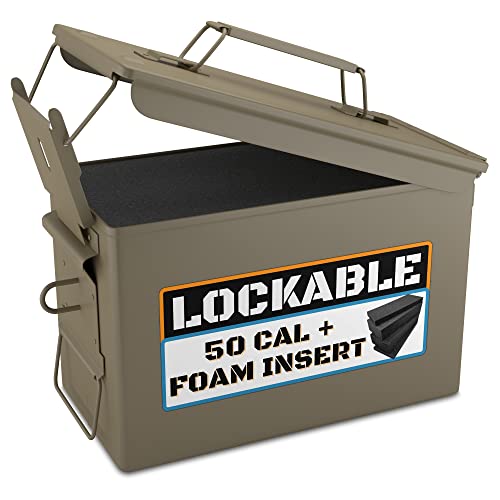 Solid Tactical Metal Ammo Can New Military & Army Ammo Storage Container M2A1 Ammunition