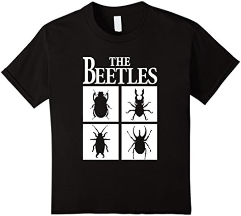 Kids The Beetles Funny Entomologist T-Shirt 6 Black