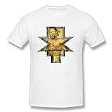 AOPO WWE Adrian Neville O-Neck T Shirts For Men Small White