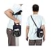 Crutches Bag Pouch Crutch Storage Pocket Caddy Carry On Tote for Broken Leg Medical Underarm Crutches Accessories Bag - Ergonomic, Orthopedic, Lightweight (Navy Blue)