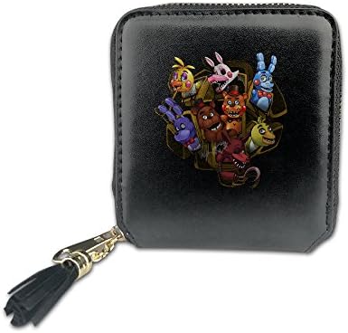 IaYaoo Five Nights At Freddy Women's PU Leather Zipper Wallets