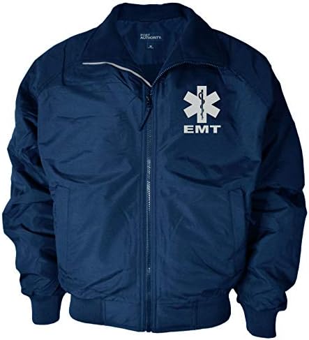 Amazon.com: Qraphic Tee EMS Heavyweight Jacket, Reflective Logo 
