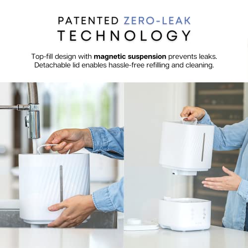 MIKO Humidifier With Cool and Warm Mist, Ultrasonic Humidifiers for