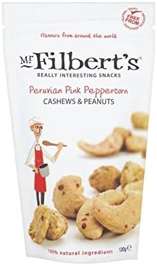 Mr Filbert's Peruvian Pink Peppercorn Cashews & Peanuts 120g