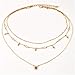 Essencedelight Necklace for Women Girls Fashion Choker Star Pandant Jewelry Necklaces Gold