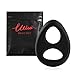 Utimi Cock Love Rings Basic Penis Ring Super Stretchy with Dual Holes, Black
