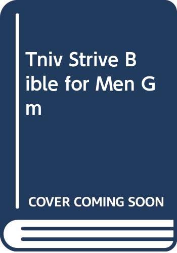 Tniv Strive Bible For Men Gm: Zondervan: 9780310603719: Amazon.com: Books