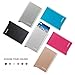 Lungogo RFID Credit Card Holder Minimalist Slim Wallet Front Pocket Card Organizer Automatic Pop Up Design Aluminum Metal Holds 5 Cards (Silver)