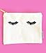 Hello Gorgeous Cosmetic Makeup Bag - Eyelashes Bag 8.5