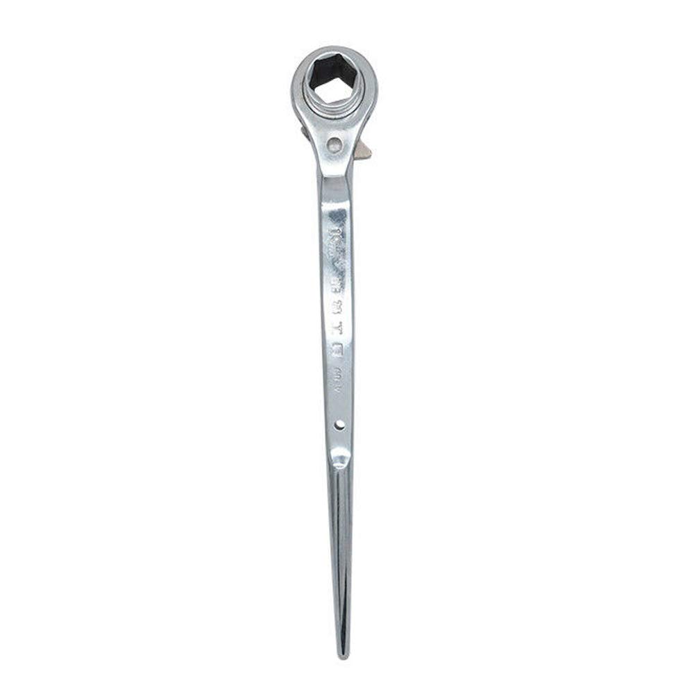 19-24mm Ratcheting Podger Scaffold Wrench Cr-v Ratchet Podger Spanner Quick Release Tool