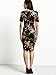 Floerns Women's Floral Short Sleeve Flower Print Bodycon Pencil Dress Navy M