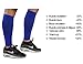 ChinFun Calf Compression Sleeve 20-30mmHg Leg Support Graduated Pressure Socks Running Guards - Shin Splints Circulation Recovery Varicose Veins Pain Relief Sports Gear Men Women Royal Blue L