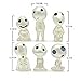 Little Bear Junkers Princess Mononoke Kodama (Tree Spirit) 6 Piece Glow-in-The-Dark Set