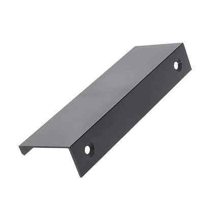 Fbshop Tm 1 Piece Fashion Black Hidden Cabinet Handles Zinc Alloy