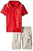Calvin Klein Little Boys' 2 Piece Set- Polo with Cargo Short