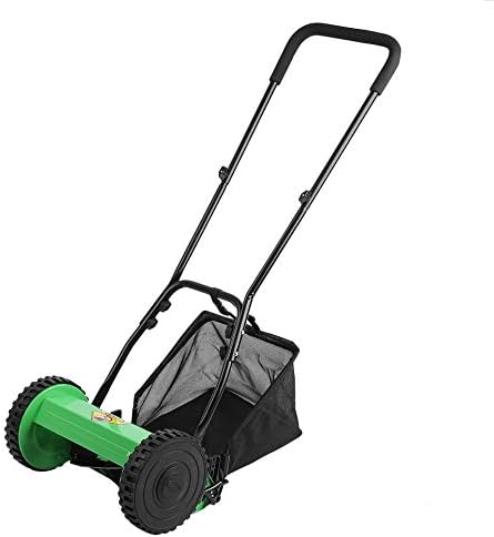 Compact Hand Push Lawn Mower Courtyard Home Reel Mower No Power Lawnmower