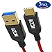 ICZI Type C Cable(3 Pack,3.3ft/1m), USB C to USB 3.0 Typc C Cable Nylon Braided Charging Cable for Samsung Galaxy Note 8/S8/S8 Plus, Huawei Mate 10 Pro, Ninetendo Switch, Macbook, Chromebook Pixel