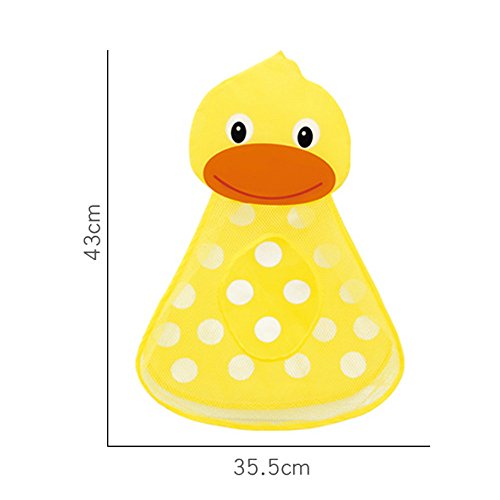 Starpromise Baby Bathtub Toys Fashion Grid Duck Summer Little Yellow Pack Children Bathroom Bath Water Storage Rack Bathroom - Thumbnail 2