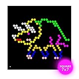 Lite Brite Refill: Dinosaurs (7x7 SQUARE) - NOT FOR NEW LITE BRITES - For pre-2013 Lite Brites ONLY