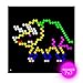 Lite Brite Refill: Dinosaurs (7x7 SQUARE) - NOT FOR NEW LITE BRITES - For pre-2013 Lite Brites ONLY