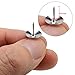 MROCO 600 Pack Thumb Tacks, Push Pins Steel Thumbtacks Sliver Thumb Tack Flat Head Push Pin, Office Thumbtack Clear Push Pins for Cork Board for Home, School, Sharp Steel Points 3/8 Inch Head