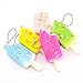 Smilucky 1 Piece Squishy Popsicle Phone Strap Soft Bread Key Chain Toy