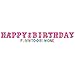 American Greetings Pretty Sweet 1st Birthday Jumbo Letter Kit Decoration Children's Party Banners, Large, Pink/Turquoise/Green