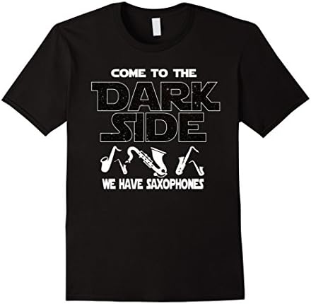Men's Passionate Saxophone Player - Come To The Dark Side Large Black