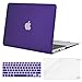 MOSISO Plastic Hard Shell Case & Keyboard Cover & Screen Protector Only Compatible with MacBook Air 13 inch (Models: A1369 & A1466, Older Version 2010-2017 Release), Solid Purple