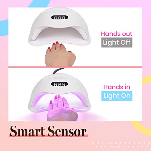 Beetles LED Nail Lamp, Anti Aging Nail Light Curing Gel Nail Polish Gel Set/Base Gel/Top Coat