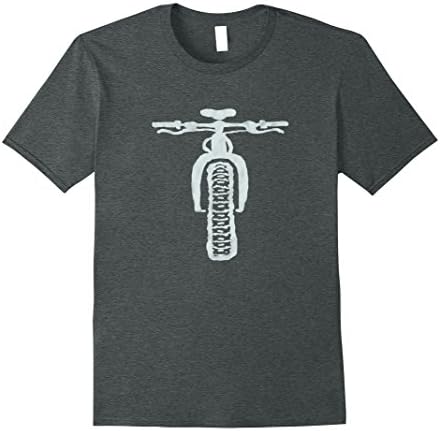 Mens Fat Bike Mountain Bike T-Shirt Large Dark Heather
