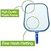Homimp Leaf Skimmer Net Swimming Pool Cleaner Supplies/Professional Heavy Duty Pool Leaf Rake Fine Mesh Frame Net/Swimming Pool Cleaning for In-ground & Above-Ground Pool