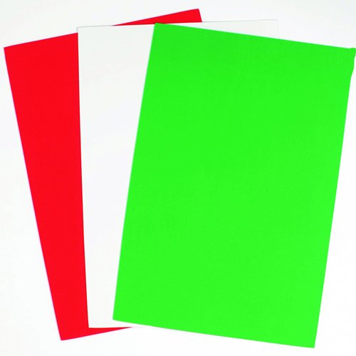 Festive A3 Pack EVA Foam - Red, Green, & White