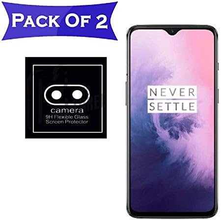 CELLUTION Back Camera Lens Protector Anti Shock Anti-Scratch Clear Camera Lens Protector Guard for Oneplus 7 (Pack of 2)