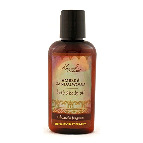 Kuumba Made Amber & Sandalwood Bath & Body Oil – 2 Oz